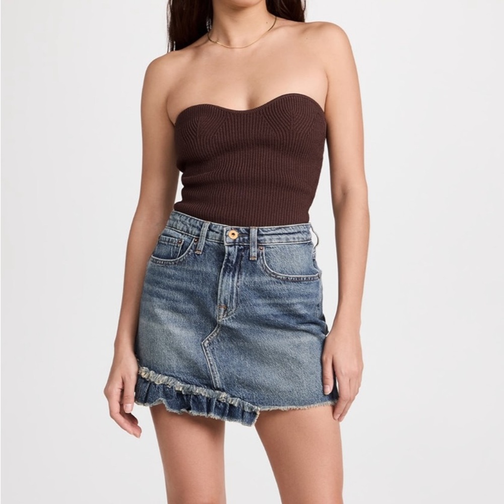 NSF Anniston Ruffle Mini Skirt